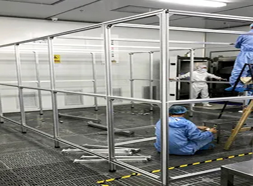 潔凈棚結構框架安裝